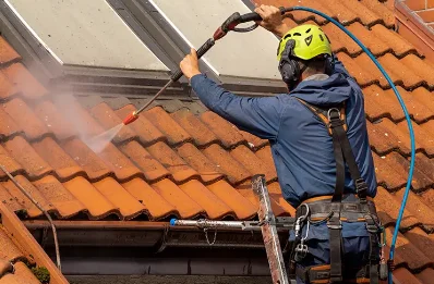 Démoussage et hydrofuge de toiture à Pompertuzat